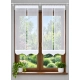 Firany panelowe LUNA – komplet 2 prostych paneli okiennych FL817
